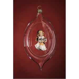 Glaskugel mit Engel Weihnachtskekse