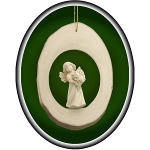 Branch disc with Mary Angel Roses