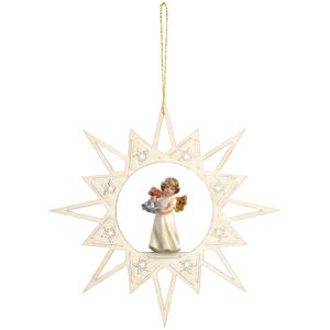 Stern mit Engel Glocken