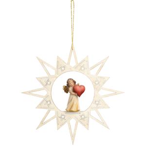 Stern mit Engel Herz