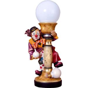 Electrical lamp clown with bow