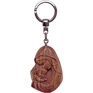 Key-ring Madonna walnut