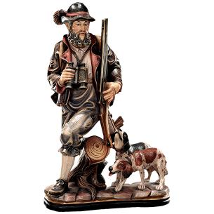 Cacciatore con due cani