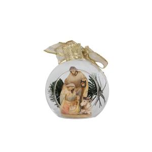Holy Family Soplajes in glass sphere