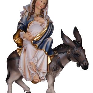 Pregnant Mary on donkey (Search for an inn)