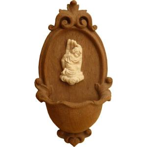 Acquasantiera con mano protetrice bambino