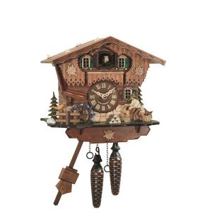 Quartz cuckoo clock with music