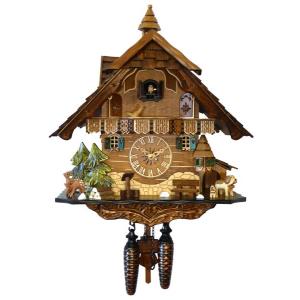 Quartz cuckoo clock with music