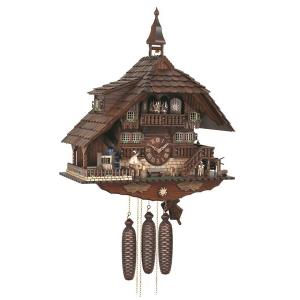cuckoo clock with music and dancing couple