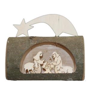 Trunk with comet and nativity