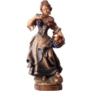 Contadina con frutta