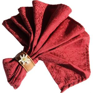 Serviettenringe mit Edelweiß