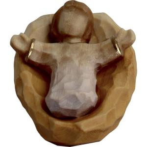 Gesù bambino con culla