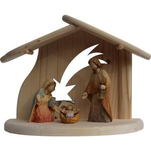 Stable star with holy family