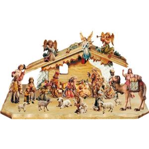 Matteo nativity 24 pieces with stable
