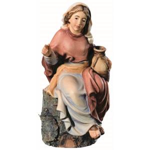 Pastorella seduta per presepe