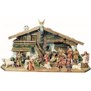Nativity set 26 pieces with stable
