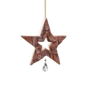 Star Decoration with Swarovski Crystal