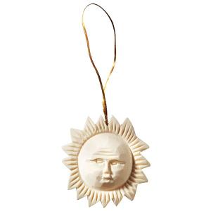 Sun carved in Linden wood