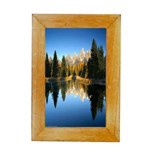 Photo frame in natural wood