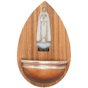 Aquasantiera con Madonna di Fatimá