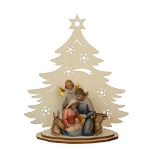 Presepio con albero
