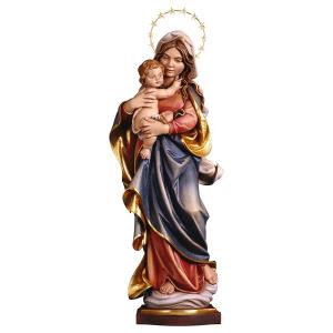 Madonna delle Alpi con Raggiera 12 stelle ottone