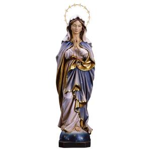 Madonna Immacolata che prega 12 stelle ottone