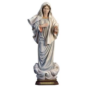 Madonna di Medjugorje - Legno di tiglio scolpito