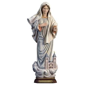 Madonna di Medjugorje con chiesa