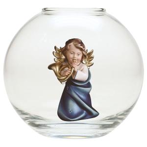 Heart Angel with horn - Glass sphere