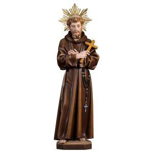 St. Francis of Assisi with cross with Aura