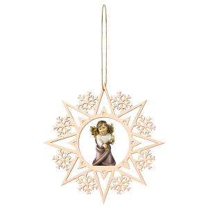 Heart Angel with bells - Crystal Star