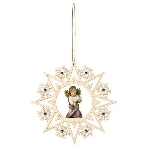 Heart Angel with bells - Crystal Star Crystal