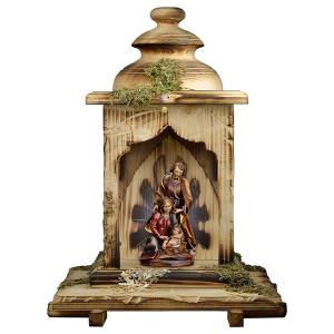 Nativity Baroque + Lantern stable with light