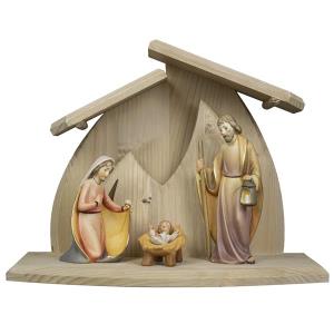 Nativity 4 pieces with stable Altea
