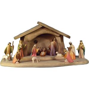Winter stable with Aram Nativity Set Figures