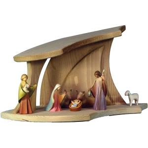 Crib stable family with Aram figures 8pz.