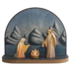 Round arch blue with Holy Family Aram
