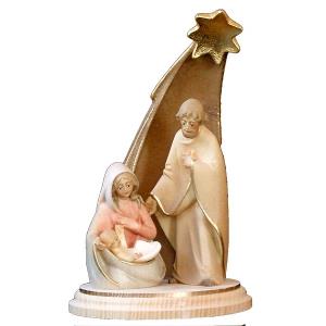 Nativity Scene "Paul" 3 pzes plinth + star