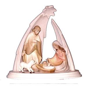 Nativity Scene "Paul" 4 pzes + plinth + star comet