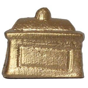 Casket with gold