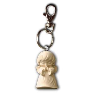 Angel moon praying keychain