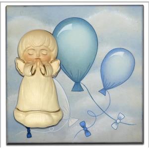 Blue balloons table + Angel Moon