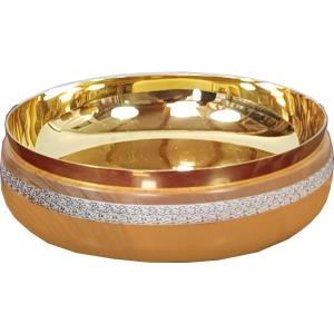 Patena/piatto offertoriale legno ciliegio 6x15cm