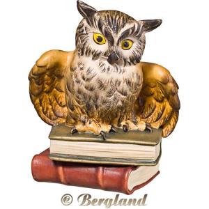 Owl on books