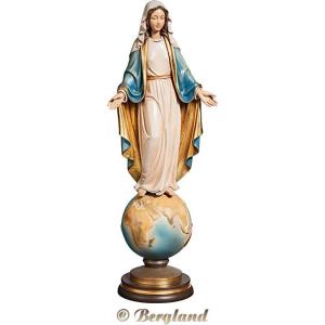 Blessed Virgin on globe
