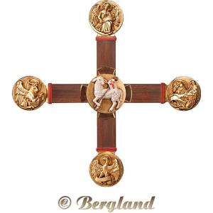 Cross with Evangelists and Easter Lamb