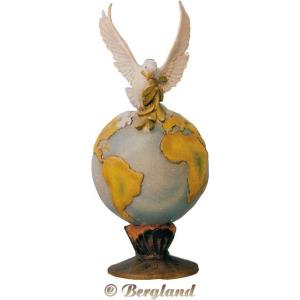 Dove of peace on globe