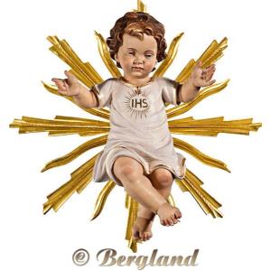 Jesus Child clothed "IHS" with halo